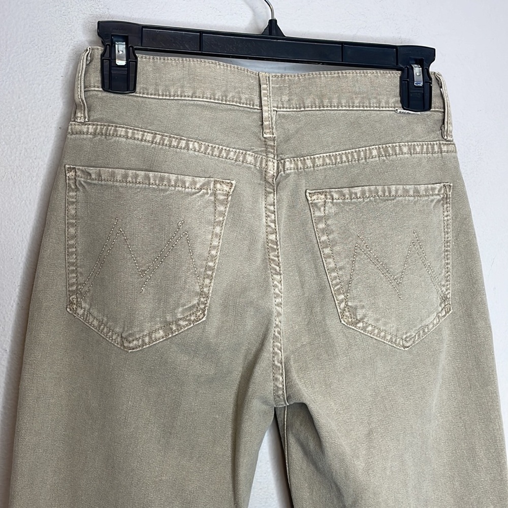 MOTHER | The Insider Ankle Frey Jeans in Chalk It Up - Picture 6 of 10